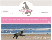 Tablet Screenshot of groom-attitude.com